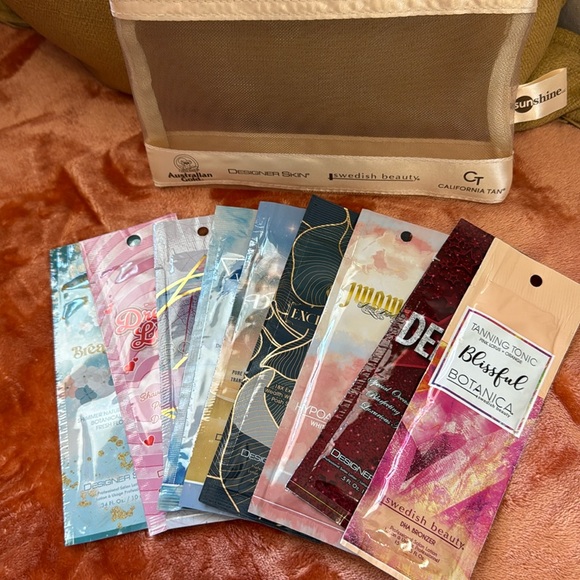 Designer Skin Tanning Lotion Packs with bag - Picture 1 of 4